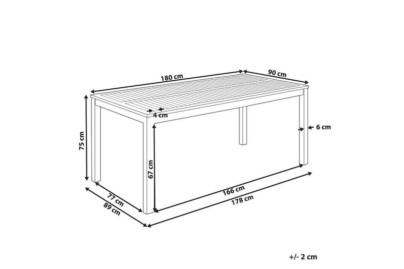 Havebord Ombriano - Havemøbler - Havebord - Spisebord & havebord