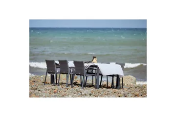 Hillerstorp Borgdala udendørsbord 220/340 x 107 x H75,5 cm - Grå - Havemøbler - Havebord - Spisebord & havebord