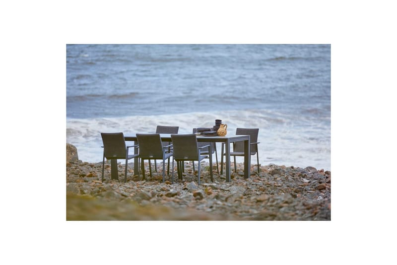 Hillerstorp Borgdala udendørsbord 220/340 x 107 x H75,5 cm - Grå - Havemøbler - Havebord - Spisebord & havebord