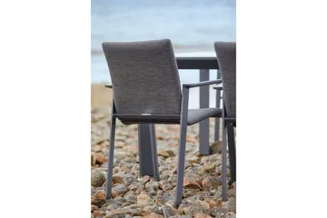 Hillerstorp Borgdala udendørsbord 220/340 x 107 x H75,5 cm - Grå - Havemøbler - Havebord - Spisebord & havebord