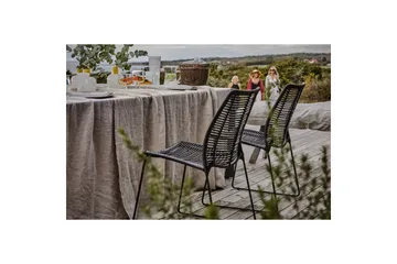 Hillerstorp Borgdala udendørsbord 220/340 x 107 x H75,5 cm - Grå - Havemøbler - Havebord - Spisebord & havebord