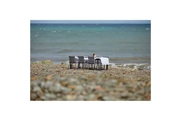 Hillerstorp Borgdala udendørsbord 220/340 x 107 x H75,5 cm - Grå - Havemøbler - Havebord - Spisebord & havebord