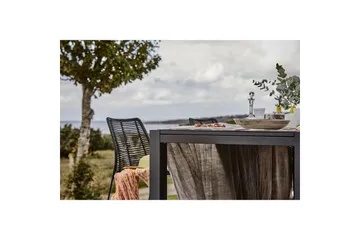 Hillerstorp Borgdala udendørsbord 220/340 x 107 x H75,5 cm - Grå - Havemøbler - Havebord - Spisebord & havebord