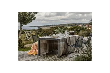 Hillerstorp Borgdala udendørsbord 220/340 x 107 x H75,5 cm - Grå - Havemøbler - Havebord - Spisebord & havebord