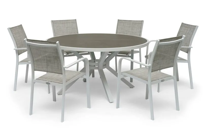 Hillerstorp Hånger Spisebord Udendørs 140 cm Rund Hvid - Hillerstorp - Havemøbler - Havebord - Spisebord & havebord