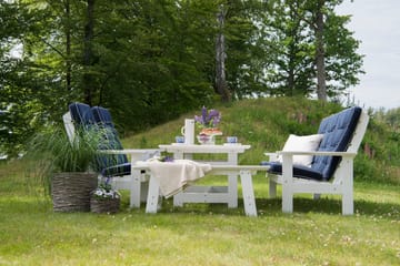Hillerstorp Herrgård bord 90 x 165 cm - Hvid - Havemøbler - Havebord - Spisebord & havebord