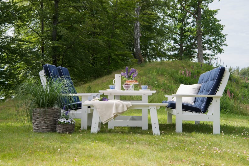 Hillerstorp Herrgård bord 90 x 165 cm - Hvid - Havemøbler - Havebord - Spisebord & havebord