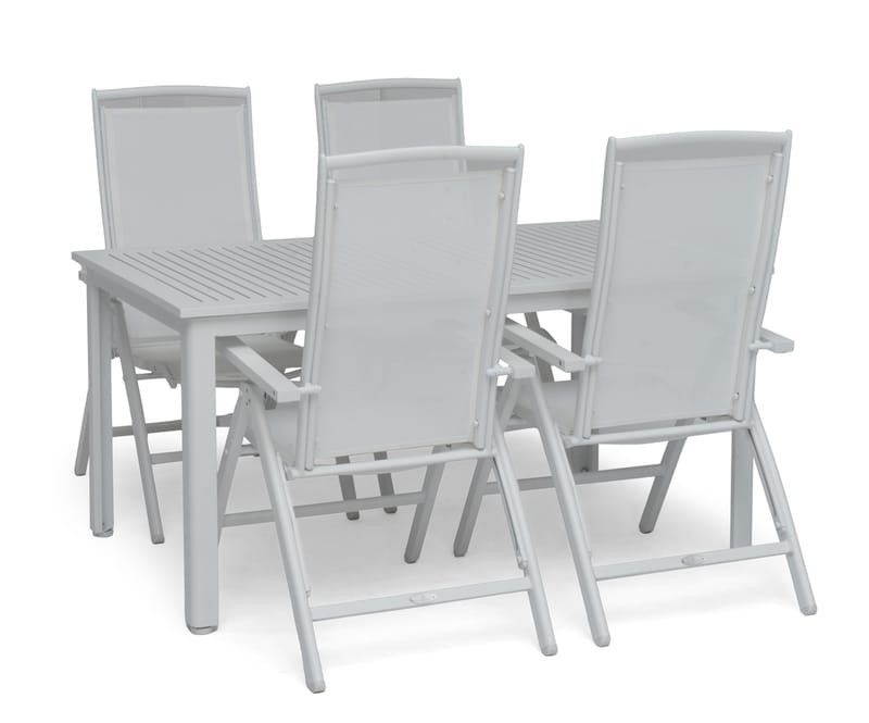 Hillerstorp Nydala Udendørsbord 96 x 150/200 cm Hvid - Hvid - Havemøbler - Havebord - Spisebord & havebord