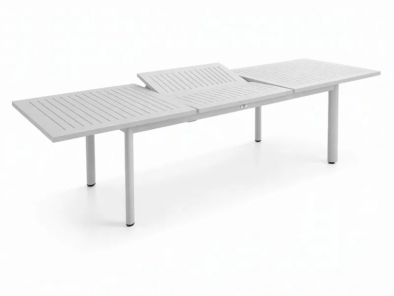 Hillerstorp Nydala Udendørsbord 96 x 200/280 cm Hvid, Hvid