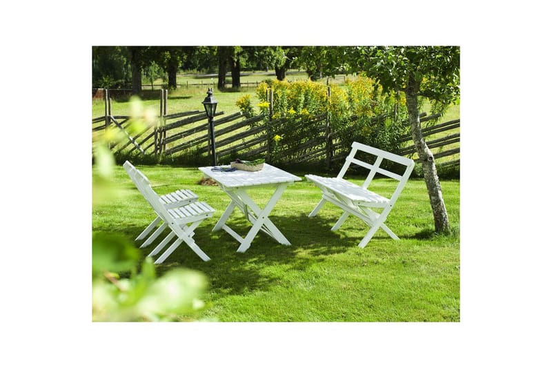 Hillerstorp Torpet udendørsbord 109x67 cm hvid - Hvid - Havemøbler - Havebord - Spisebord & havebord