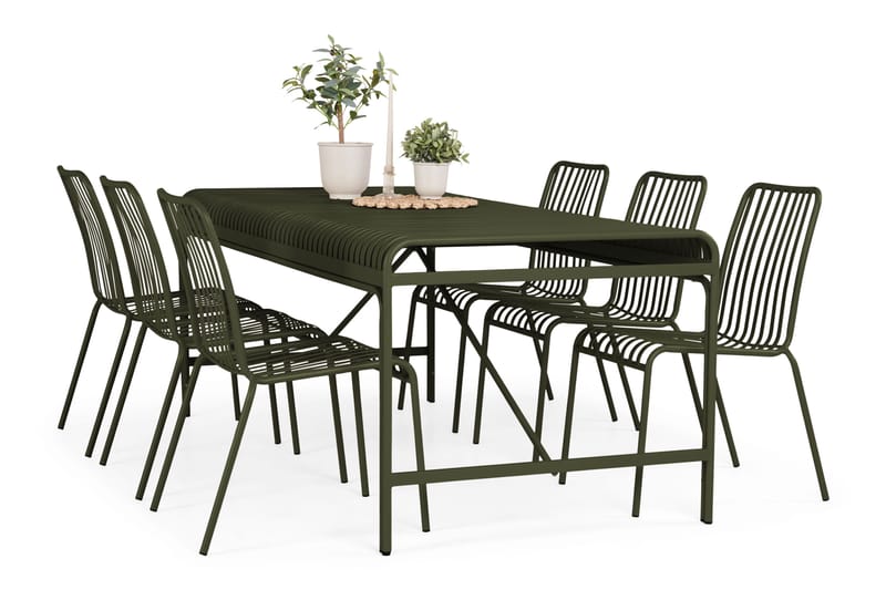 Jarva Spisebord Udendørs 200 cm - Grøn - Havemøbler - Havebord - Spisebord & havebord