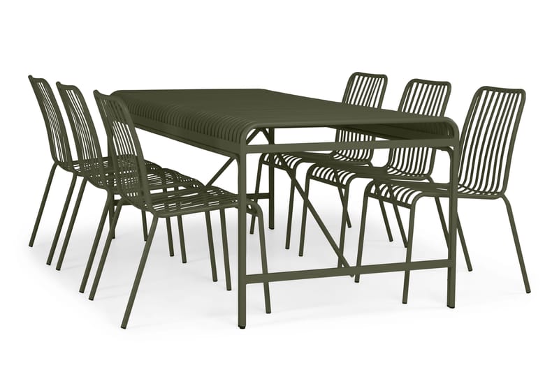 Jarva Spisebord Udendørs 200 cm - Grøn - Havemøbler - Havebord - Spisebord & havebord