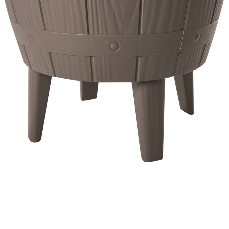 Kølebar/barbord udendørs Silg 49 cm - beige/grå/hvid - Havemøbler - Havebord - Barbord udendørs