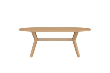 Kenya ovalt spisebord 200 cm udendørs - Natur - Havemøbler - Havebord - Spisebord & havebord