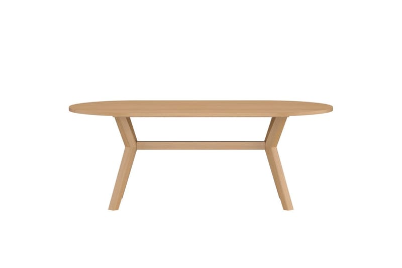 Kenya ovalt spisebord 200 cm udendørs - Natur - Havemøbler - Havebord - Spisebord & havebord