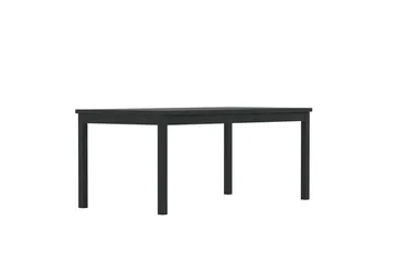 Kenya rektangulært spisebord 180 cm udendørs - Sort - Havemøbler - Havebord - Spisebord & havebord