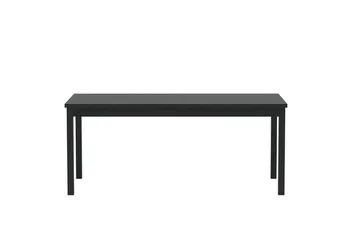 Kenya rektangulært spisebord 180 cm udendørs - Sort - Havemøbler - Havebord - Spisebord & havebord