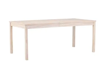 Kenya Spisebord Udendørs 90x180 cm - Hvidvasket - Havemøbler - Havebord - Spisebord & havebord