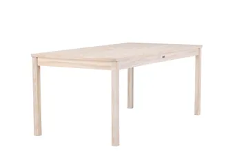 Kenya Spisebord Udendørs 90x180 cm - Hvidvasket - Havemøbler - Havebord - Spisebord & havebord