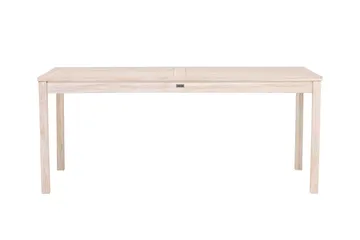 Kenya Spisebord Udendørs 90x180 cm - Hvidvasket - Havemøbler - Havebord - Spisebord & havebord