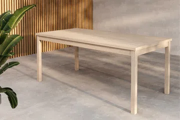 Kenya Spisebord Udendørs 90x180 cm - Hvidvasket - Havemøbler - Havebord - Spisebord & havebord
