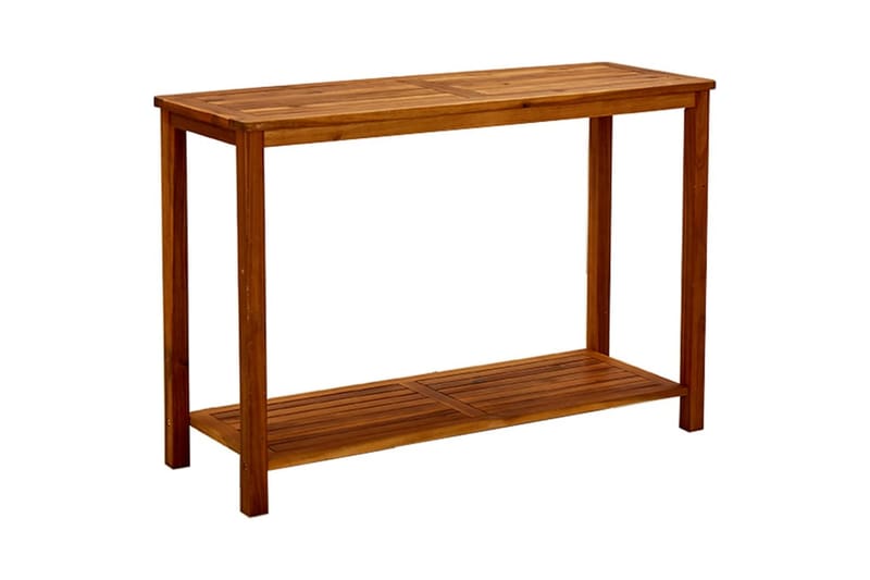 konsolbord til haven 110x40x75 cm massivt akacietræ - Brun - Havemøbler - Havebord - Aflastningsborde & bakkeborde udendørs