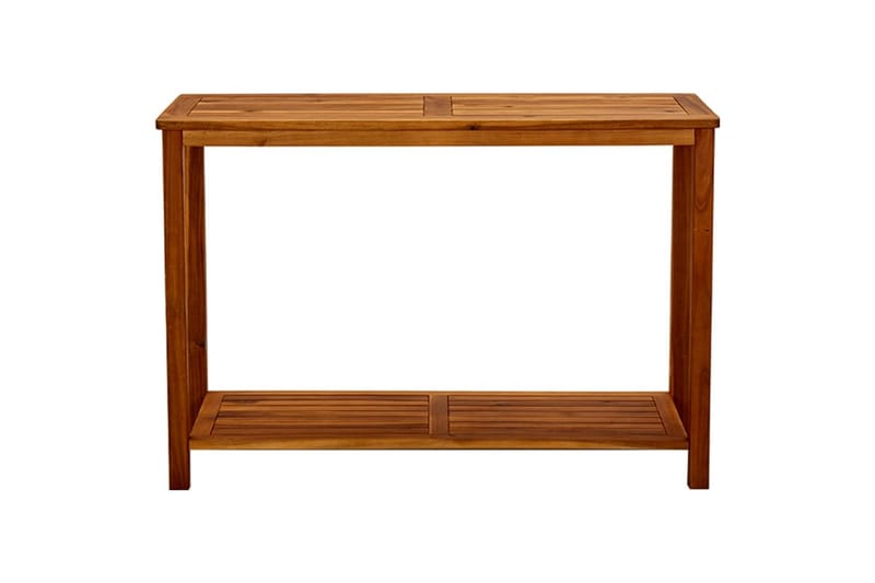 konsolbord til haven 110x40x75 cm massivt akacietræ - Brun - Havemøbler - Havebord - Aflastningsborde & bakkeborde udendørs
