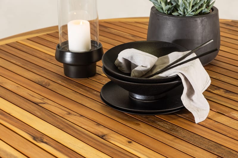 Lakenview Rundt Spisebord Udendørs 150 cm - Natur - Havemøbler - Havebord - Spisebord & havebord
