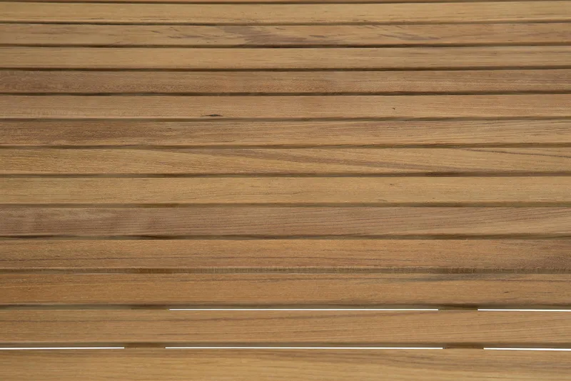 Las Vegas Udtræksbord 152-210x90 cm - Sort/Teak - Havemøbler - Havebord - Spisebord & havebord