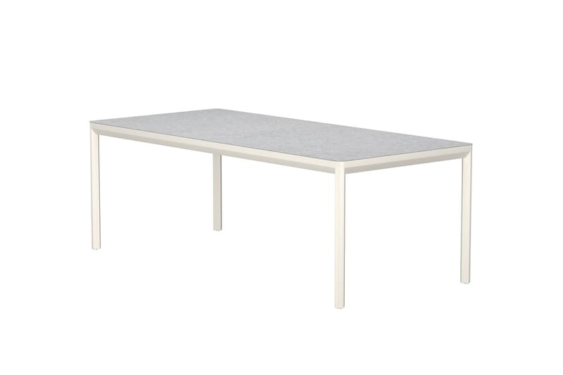 Lino rektangulært spisebord 220 cm udendørs - Beige - Havemøbler - Havebord - Spisebord & havebord