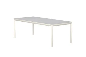 Lino rektangulært spisebord 220 cm udendørs - Beige - Havemøbler - Havebord - Spisebord & havebord