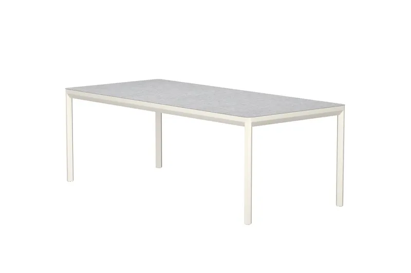 Lino rektangulært spisebord 220 cm udendørs - Beige - Havemøbler - Havebord - Spisebord & havebord
