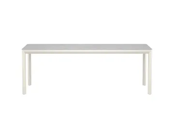 Lino rektangulært spisebord 220 cm udendørs - Beige - Havemøbler - Havebord - Spisebord & havebord