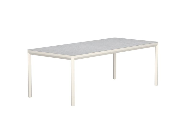 Lino rektangulært spisebord 220 cm udendørs - Beige - Havemøbler - Havebord - Spisebord & havebord