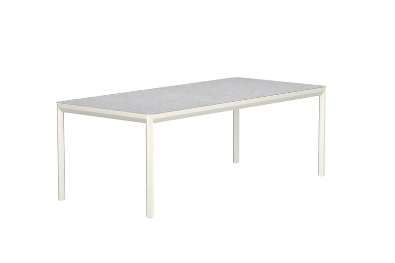 Lino rektangulært spisebord 220 cm udendørs - Beige - Havemøbler - Havebord - Spisebord & havebord