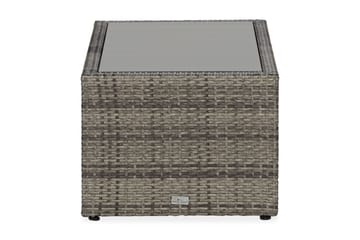 Bahamas Bord med Hylde 113x58 cm - Grå - Havemøbler - Havebord - Loungeborde & Sofaborde udendørs