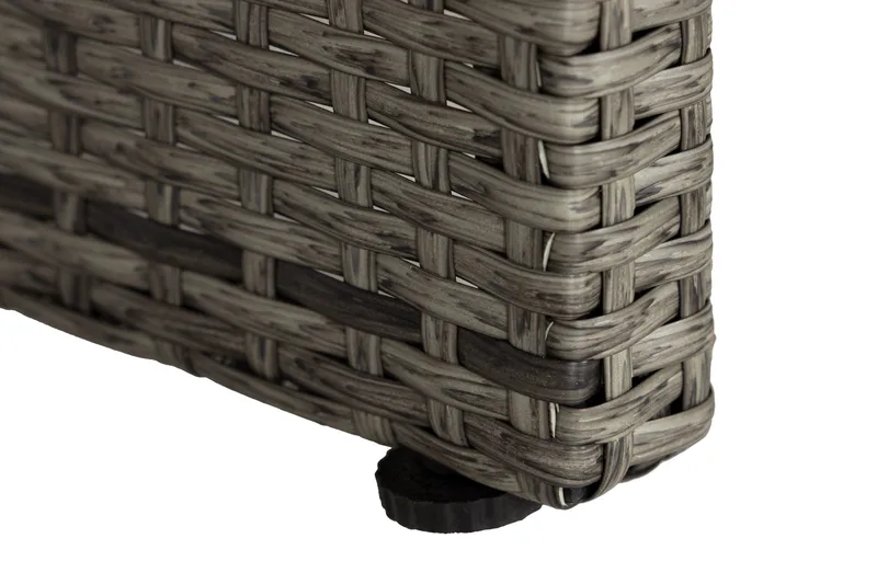 Bahamas Bord med Hylde 113x58 cm - Grå - Havemøbler - Havebord - Loungeborde & Sofaborde udendørs