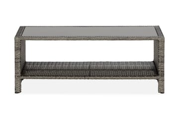 Bahamas Bord med Hylde 113x58 cm - Grå - Havemøbler - Havebord - Loungeborde & Sofaborde udendørs