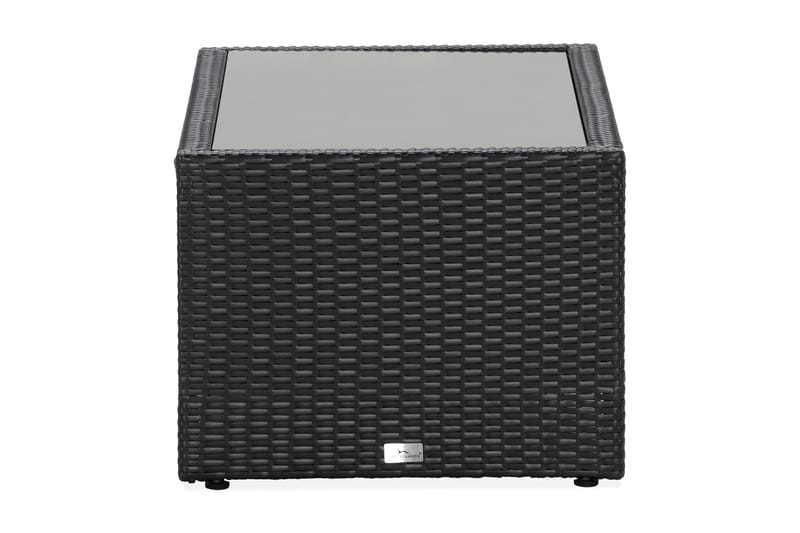 Bahamas Bord med Hylde 113x58 cm - Sort - Havemøbler - Havebord - Loungeborde & Sofaborde udendørs