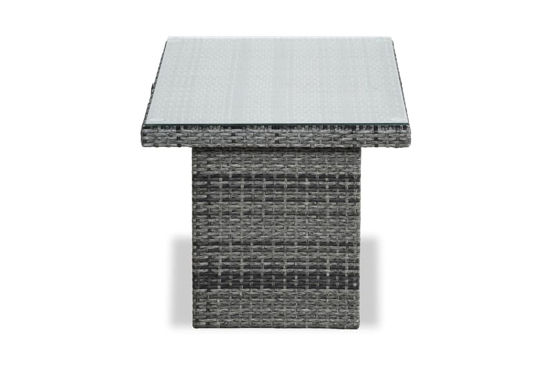 Bahamas Højt Sofabord 100x60 cm - Grå - Havemøbler - Havebord - Loungeborde & Sofaborde udendørs