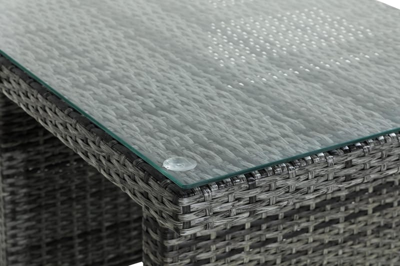 Bahamas Højt Sofabord 100x60 cm - Grå - Havemøbler - Havebord - Loungeborde & Sofaborde udendørs