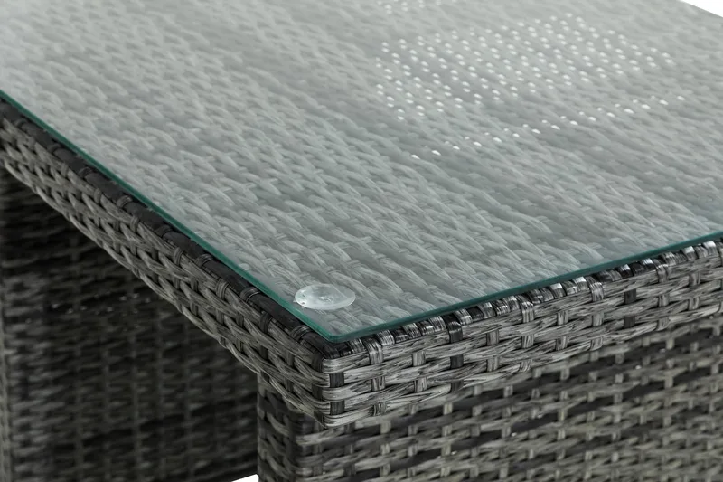 Bahamas Højt Sofabord 100x60 cm - Grå - Havemøbler - Havebord - Loungeborde & Sofaborde udendørs