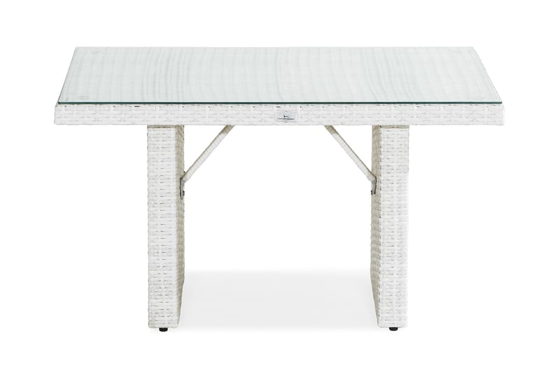 Bahamas Højt Sofabord 100x60 cm - Hvid - Havemøbler - Havebord - Loungeborde & Sofaborde udendørs