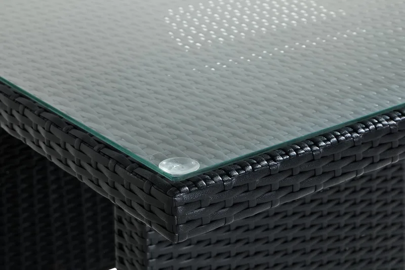 Bahamas Højt Sofabord 100x60 cm - Sort - Havemøbler - Havebord - Loungeborde & Sofaborde udendørs