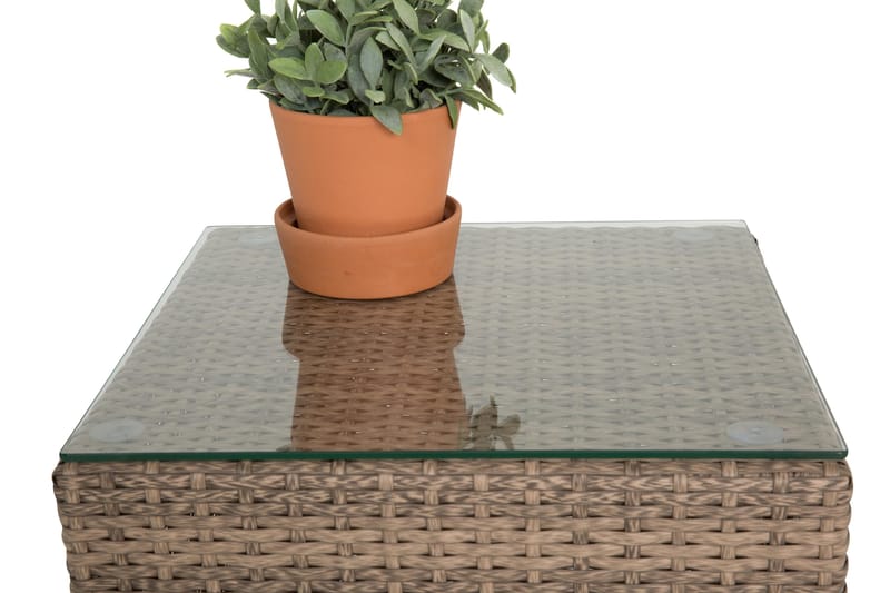 Bahamas Sidebord 43x43x43 cm - Sand - Havemøbler - Havebord - Loungeborde & Sofaborde udendørs