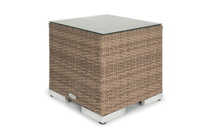 Bahamas Sidebord 43x43x43 cm - Sand - Loungeborde & Sofaborde udendørs - Altanborde