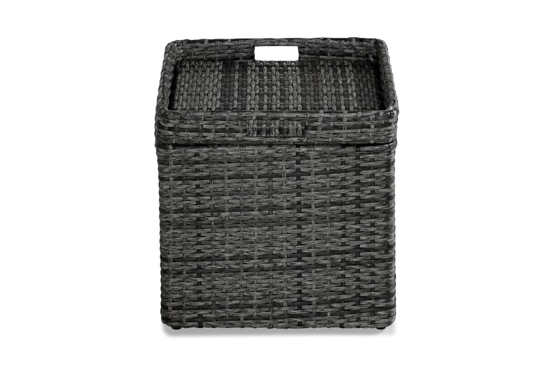 Bahamas Sidebord med Opbevaring 45x45 cm - Grå - Loungeborde & Sofaborde udendørs - Altanborde