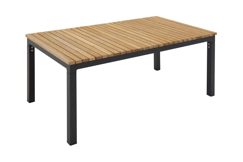 Brasilia Sofabord 110 cm, Sort/ Natur