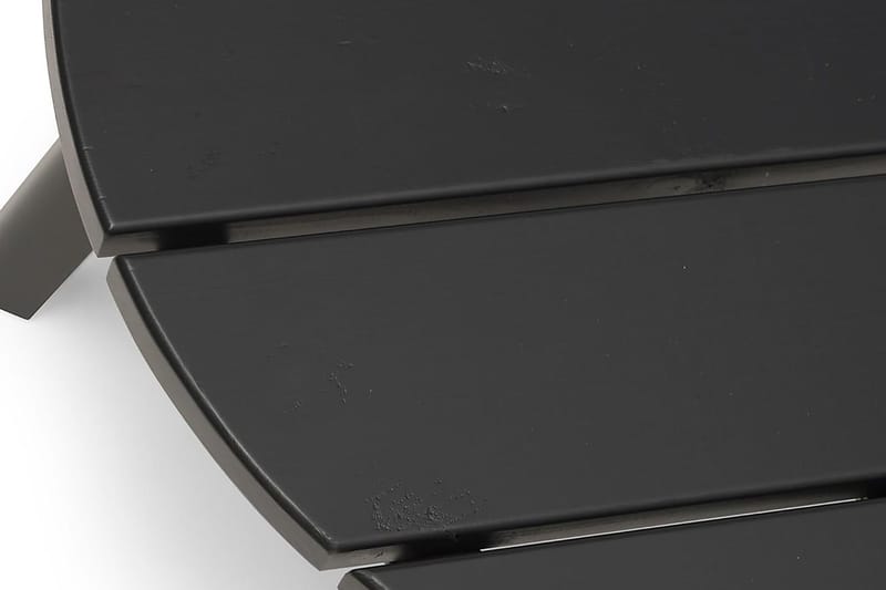Hillerstorp Tennessee rundt sidebord til udendørs 50 cm træ fyrretræ - Sort - Havemøbler - Havebord - Loungeborde & Sofaborde udendørs