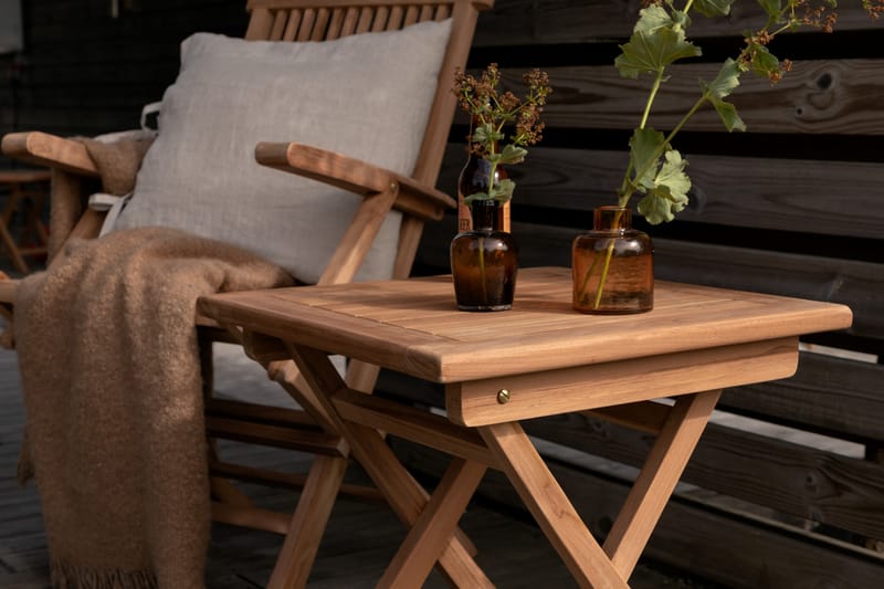 Kenya Sofabord 50 cm Sort - Venture Home - Loungeborde & Sofaborde udendørs - Altanborde
